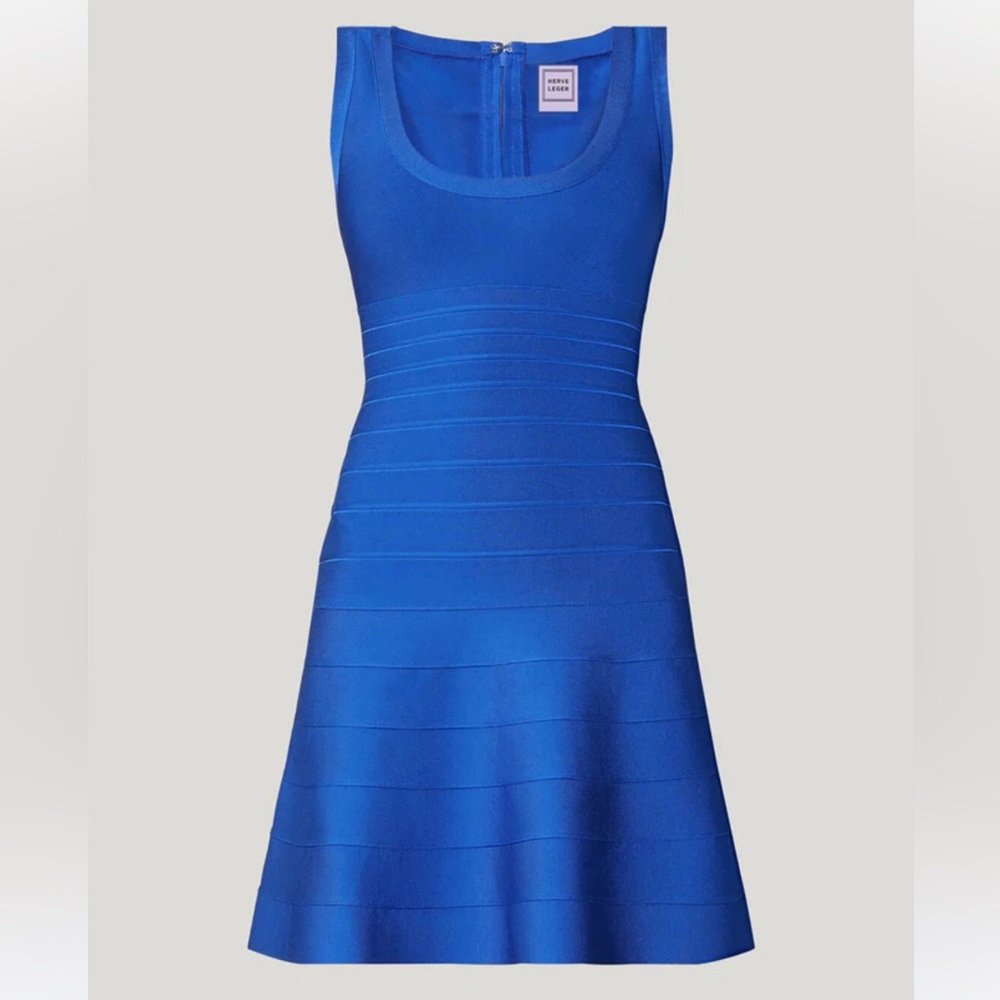 Herve Leger Fit and Flare Dress